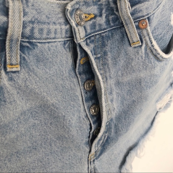 Agolde Parker denim shorts - Picture 5 of 5